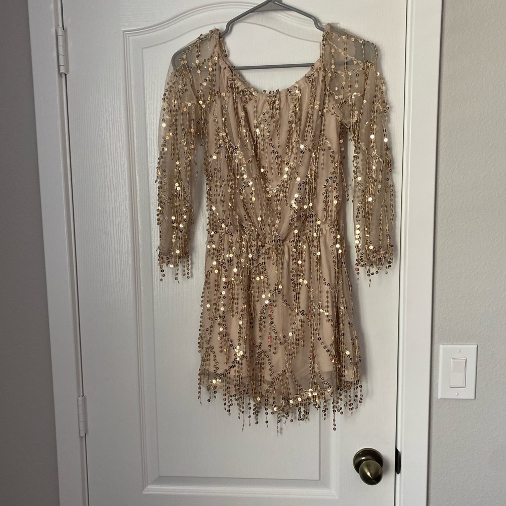 Fashionnova Gold Romper